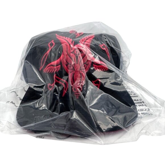 Satanic Goathead Snapback Baseball Hat Cap Kreepsville Baphomet Embroidered New - Picture 7 of 7
